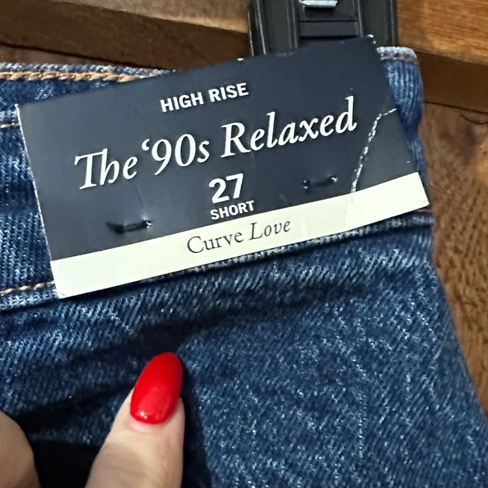 Abercrombie & Fitch High Rise '90s Relaxed Jeans - Denim  27  Bestseller Now NWT - Picture 3 of 14